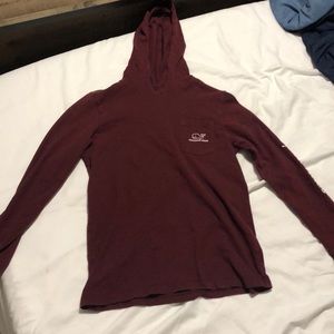 Vineyard vines hoodie color - wine